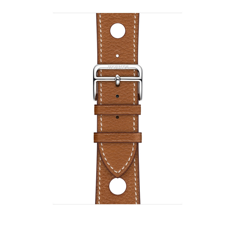 Apple Watch Hermès - 44mm Fauve Grained Barenia Leather Single Tour Rallye