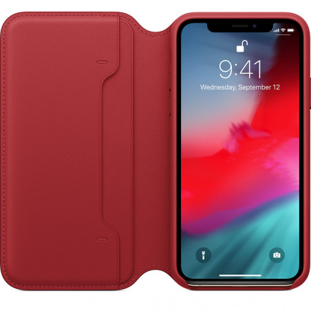 iPhone XS Leather Folio