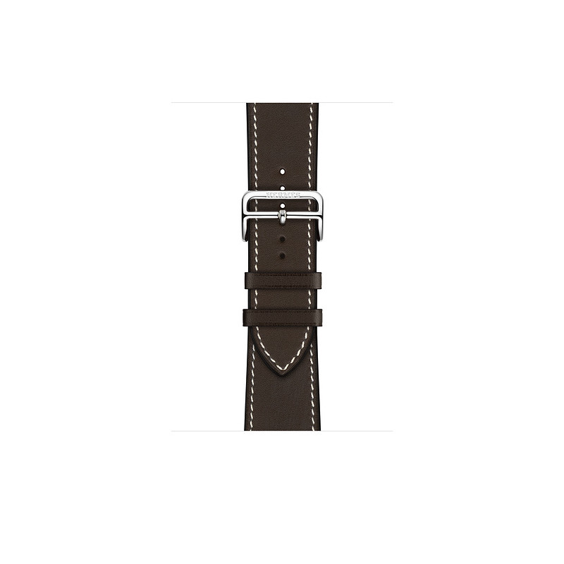 Apple Watch Hermès - 44mm Ébène Barenia Leather Single Tour Deployment Buckle